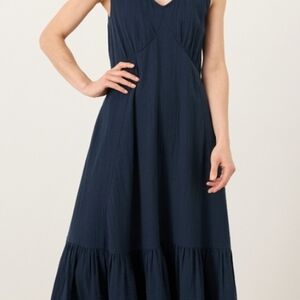 PACT WOMEN'S XL Organic Coastal Double Gauze Beach To Brunch Dress